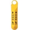 Hanging safety sign yellow