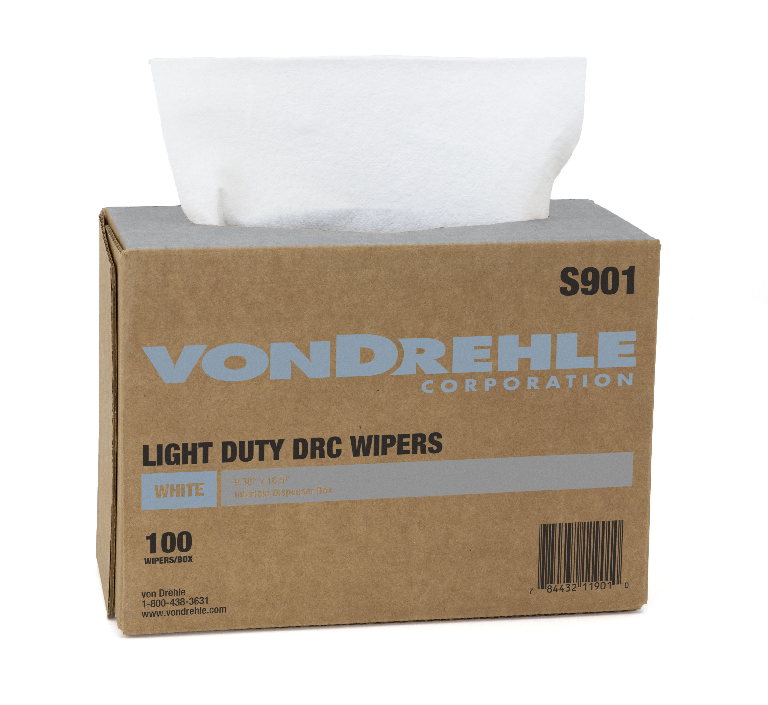 S901 DRC wiper pop-up box
white 9x16.5 9/100/cs