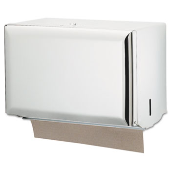 Singlefold towel dispenser-white