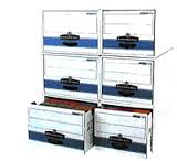 Super Stor/Drawers corrugated
storage drawer, letter size, 
24 x 12 x 10 with retractable
plastic handle 