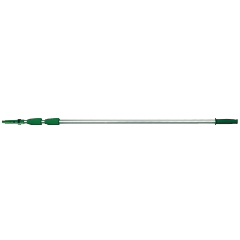Opti-Loc Aluminum Extension
Pole, 12ft, Three Sections,
Green/Silver