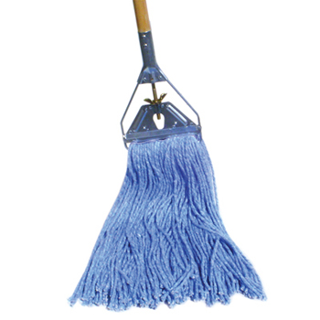#24 Blue cut end mop head cotton blend 12/CS