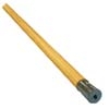 Lie-Flat Screw-In Mop Handle, Lacquered Wood, 1 1/8&quot; dia. x