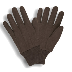 Brown camo jersey knit glove 