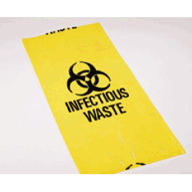 IL4047 40x47 1.3 mil
yellow/prt 6/25&#39;s 45 gal 
infectious waste bag
