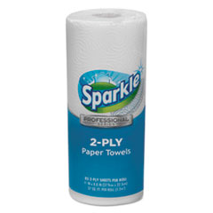 Sparkle kitchen Roll Towels,  
2-Ply, 11x8-4/5, White, 70 
Sheets/ROLL,30 Rolls/CS