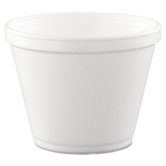 Food Containers, Foam,12oz, White, 25/Bag, 20 Bags/Carton