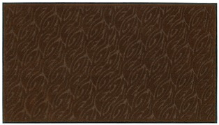 #3874 Luxor Flame Leaf 6&#39;x8&#39; brown mat
