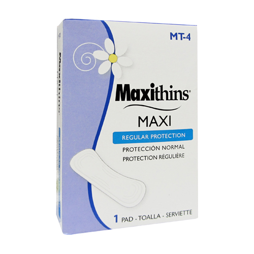 Maxithins Maxi Pads (MT-4) 
250/case