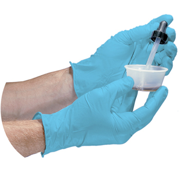 4095L Nitrile powder free 4mil Blue 100 Gloves per Box