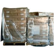 42 x 32 x 72&quot; 2 Mil Clear Pallet Covers/Bin Liners