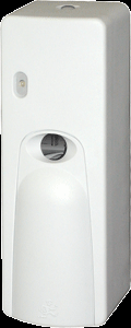 Metered dispenser white Model 3000 spraying at 15 minute