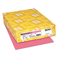 Exact Brights Paper, 8 1/2 x 11, Bright Pink, 20lb, 500