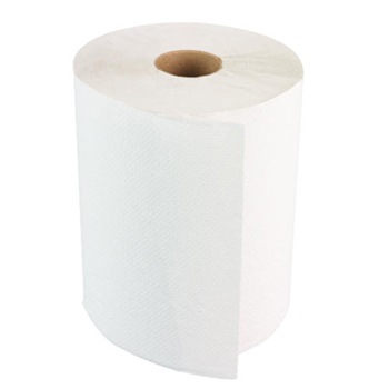 Hard Roll Towels, 1.5&quot; Core,
8 x 425ft, White, 12
Rolls/Carton