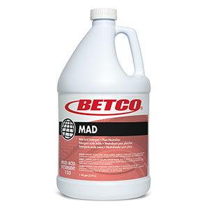 13504 M.A.D. Mild acid
detergent. (Can be used as
Floor neutralizer.)
4/1 gal/cs